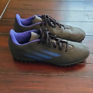 Adidas Men's Black and Purple Athletic Shoes